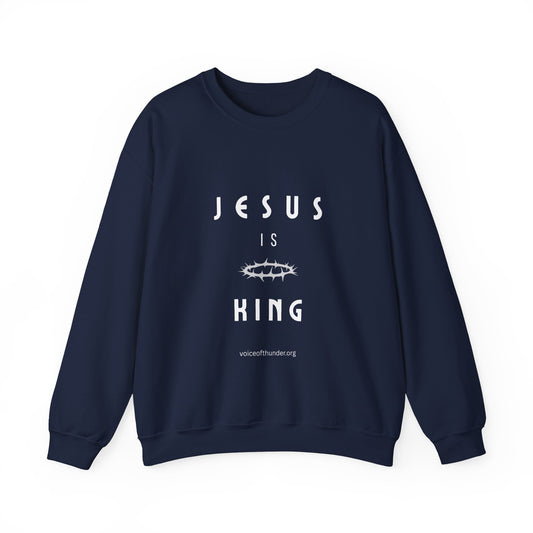 Jesus Is King – Christian Sweatshirt | Bold Faith Statement