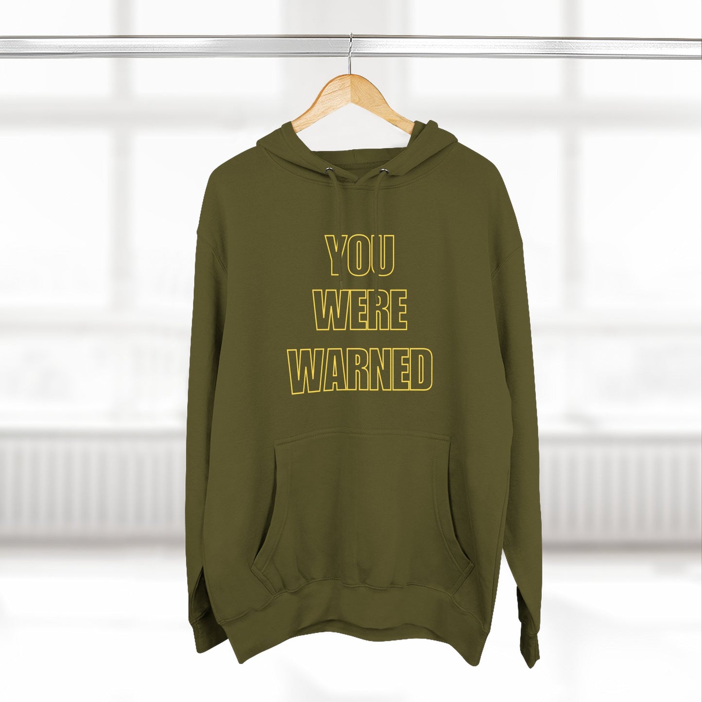 You Were Warned Hoodie | FLAGSHIP LIMITED EDITION