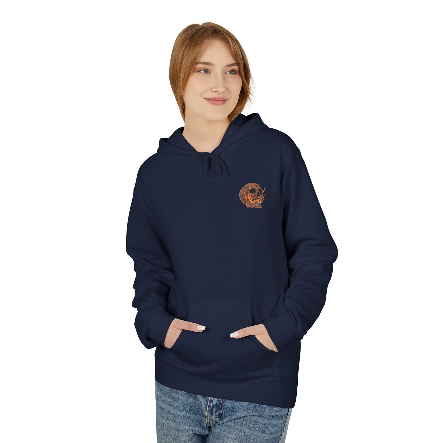 Isaiah 66:24 Skull & Flame Christian Hoodie – Uncompromising Biblical Truth