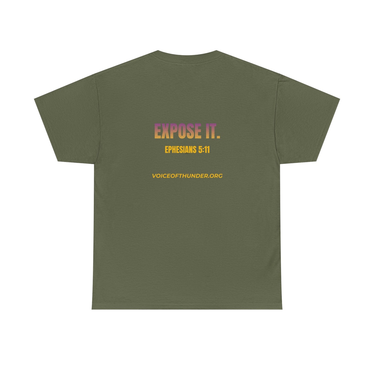 It’s Not Judgmental | T-Shirt | EXPOSE IT. | Ephesians 5:11 Christian Statement Tee