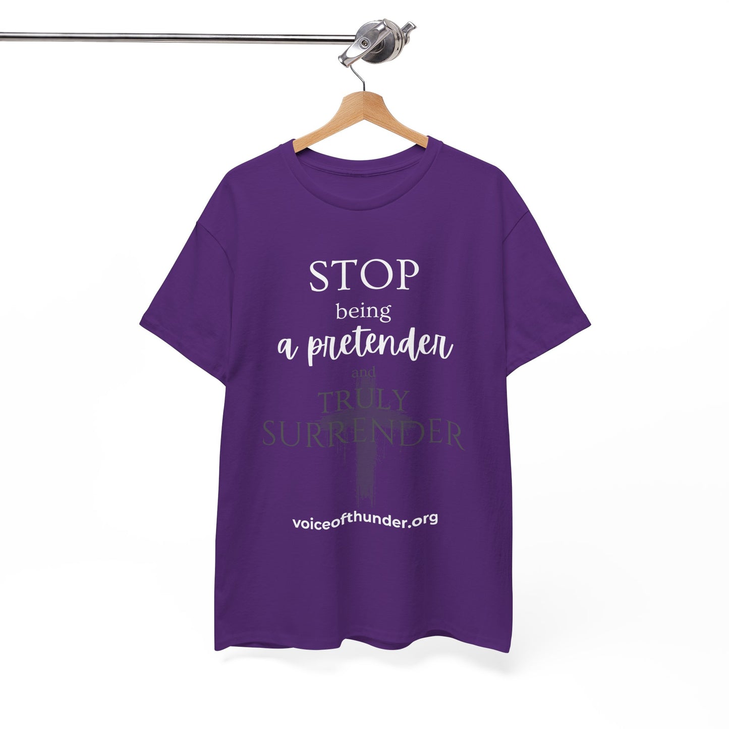 Stop Being a Pretender – Christian T-Shirt | Bold Faith Statement