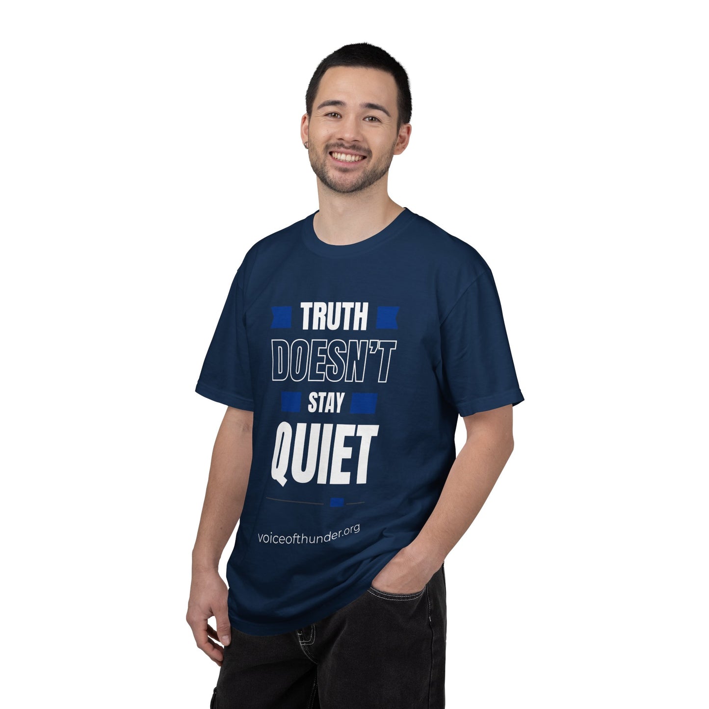 Truth Doesn’t Stay Quiet – Christian T-Shirt | Bold Faith Statement