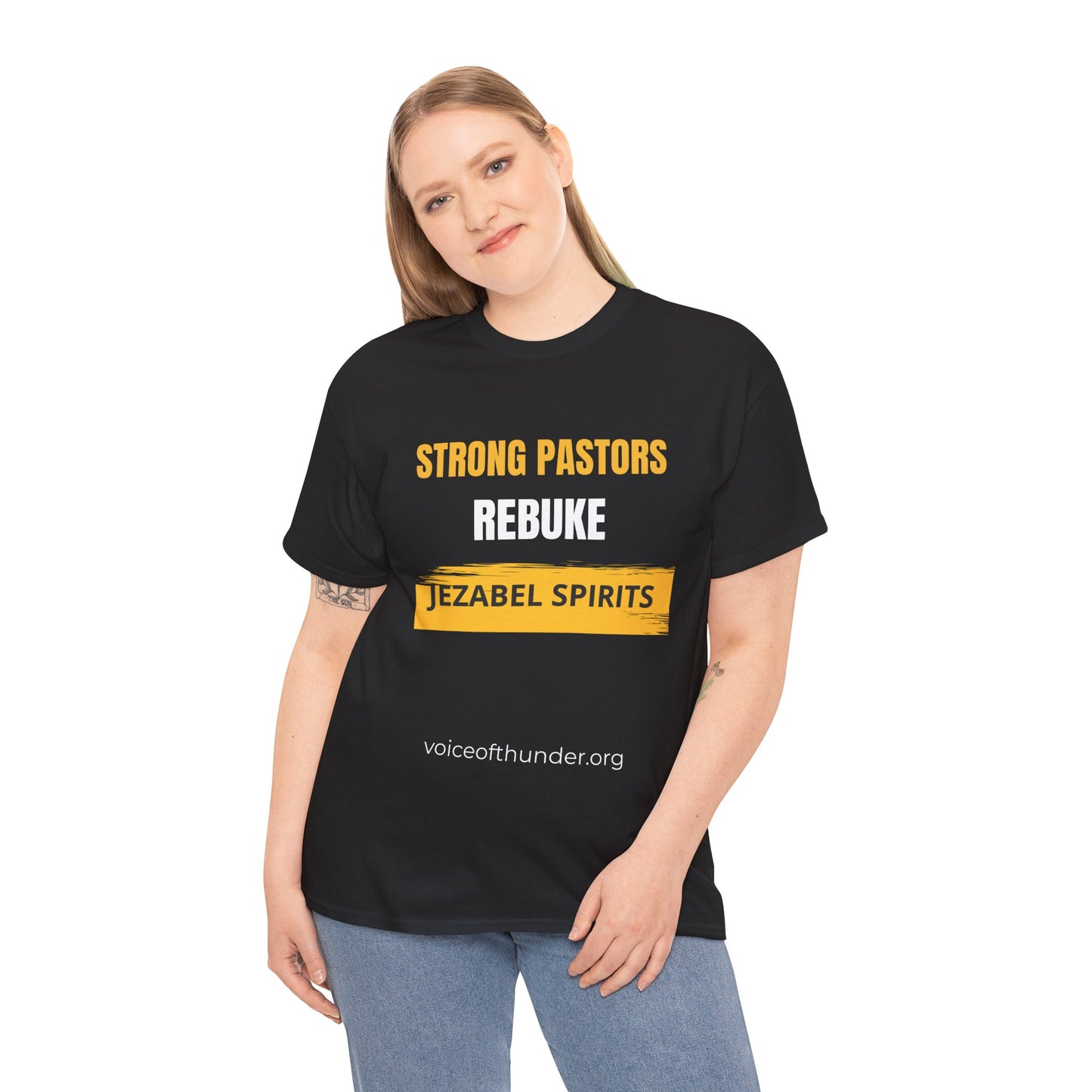 Strong Pastors Rebuke Jezabel Spirits – Christian T-Shirt | Bold Faith Statement