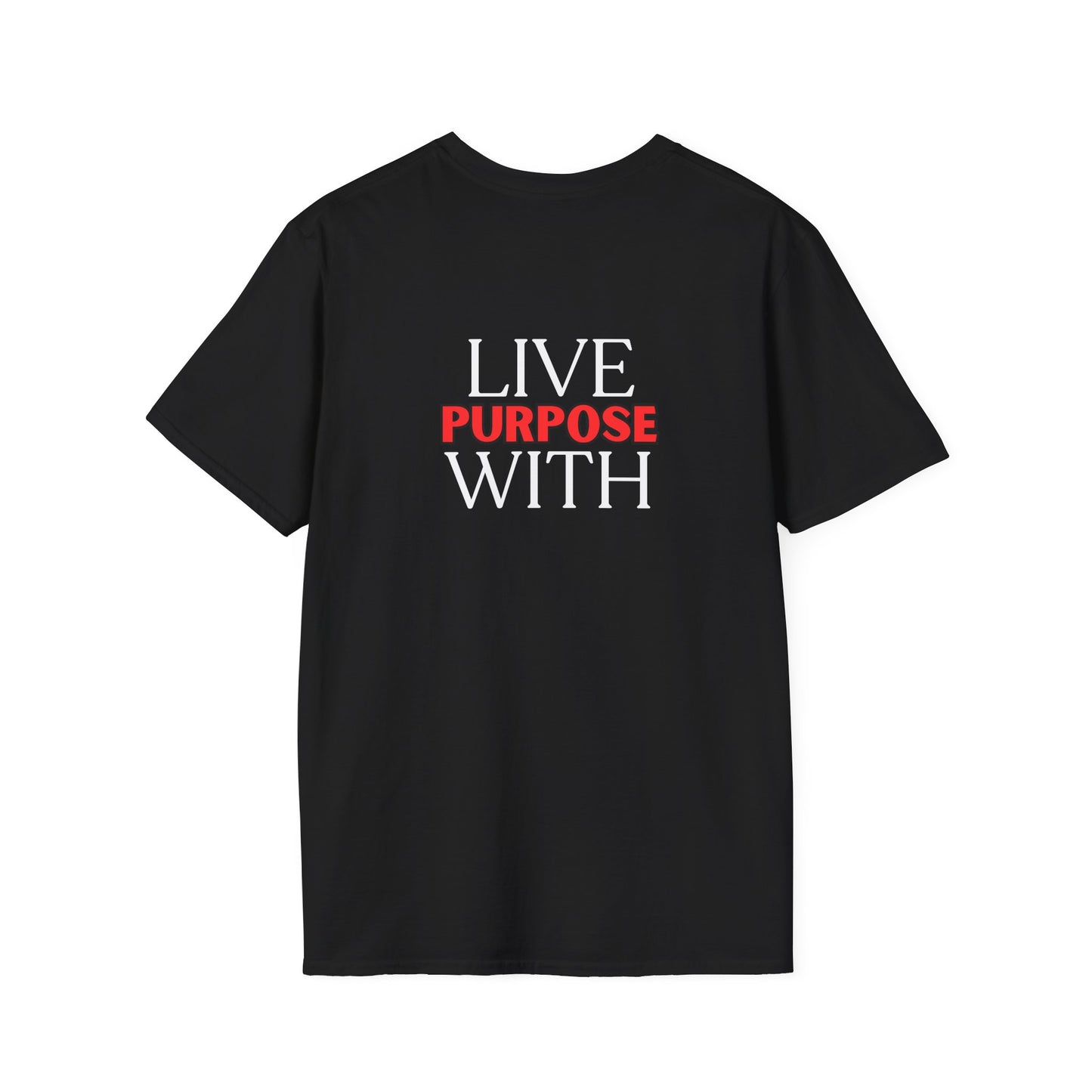 Jesus Wasn’t Hung So We Could Just Hang | Back-Print T-Shirt – LIVE WITH PURPOSE Edition