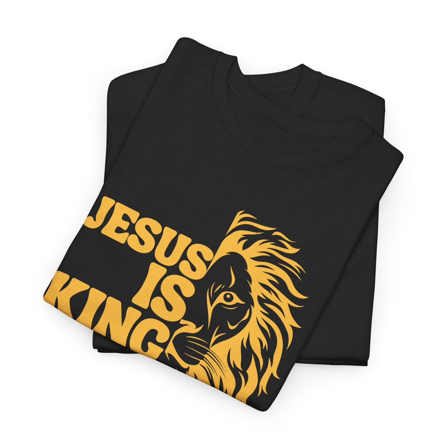 Jesus Is King – Lion of Judah Christian T-Shirt | Bold Faith Statement