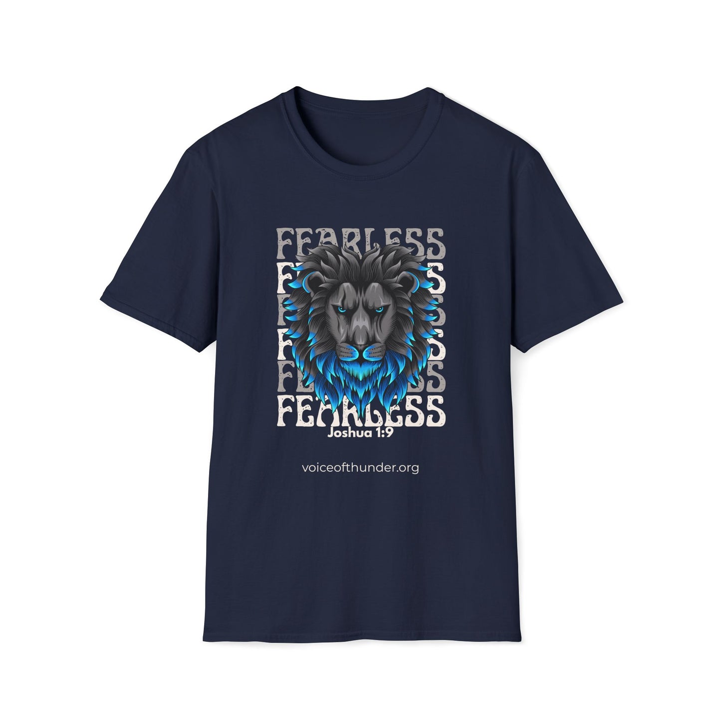 Fearless Joshua 1:9 – Christian T-Shirt | Bold Faith Statement