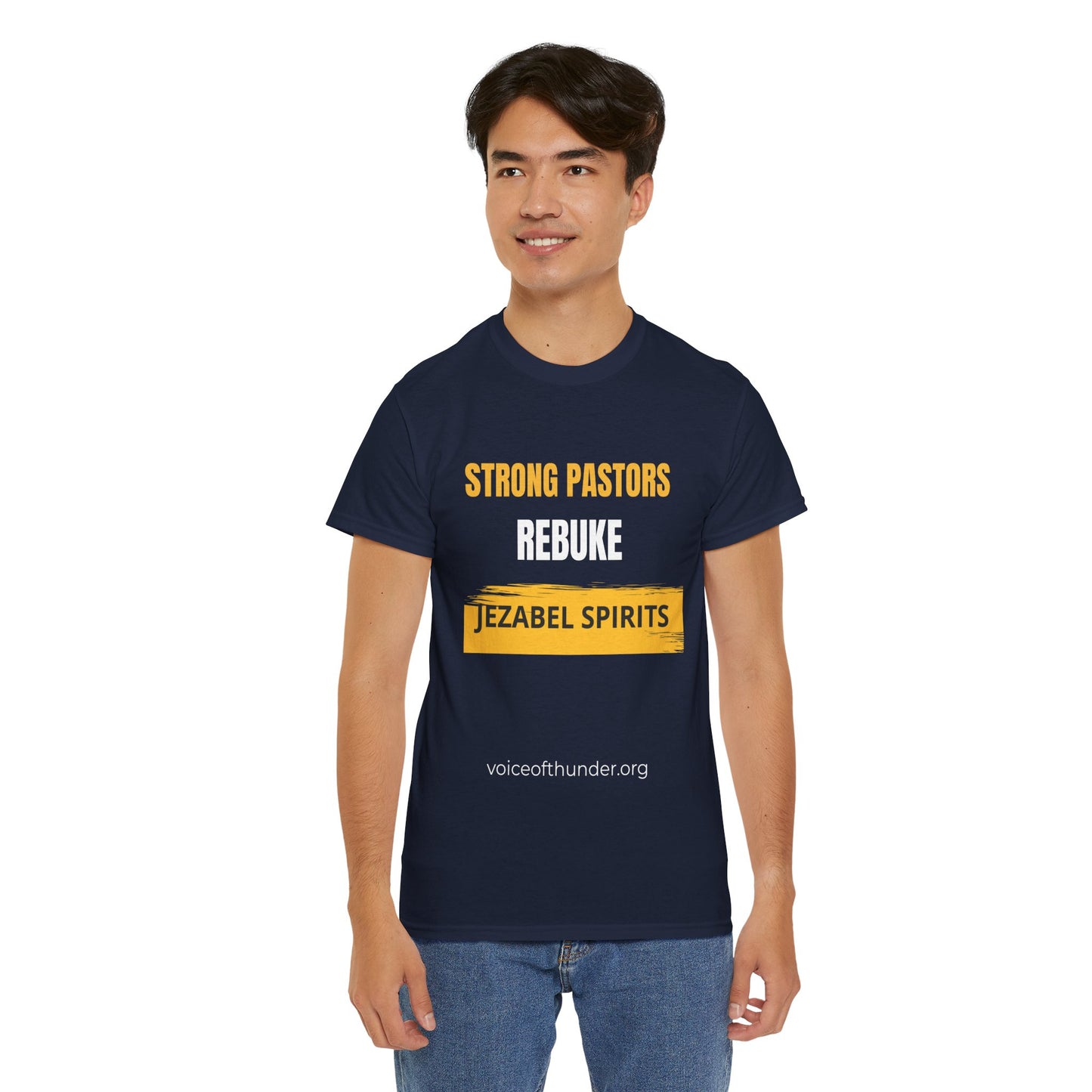 Strong Pastors Rebuke Jezabel Spirits – Christian T-Shirt | Bold Faith Statement